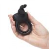 Happy Rabbit Couples Stimulating USB Rechargeable Rabbit Love Ring Black - 4 - notaboo.es