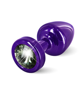 Diogol - Anni Butt Plug Round 25 mm Purple & Black - notaboo.es