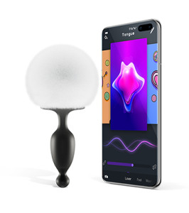 Magic Motion - Bunny App Controlled Vibrating Bunny Tail Anal Plug - notaboo.es