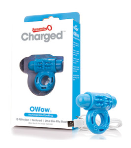 The Screaming O - Charged OWow Vibe Ring Blue - notaboo.es