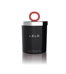 Lelo Flickering Touch massage candle, black pepper and pomegranate, 150 gr - notaboo.es