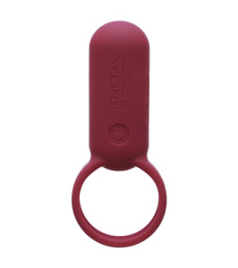 Tenga SVR Erection Ring for Penis with Vibration, red, 1.6 × 3.8 × 9 cm - notaboo.es