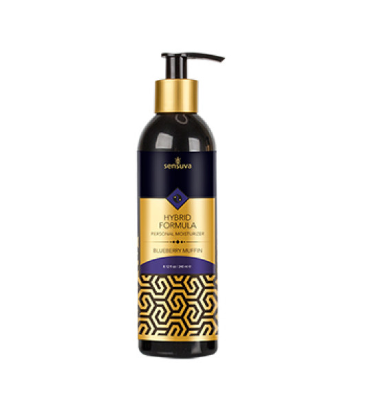Sensuva - Hybrid Glijmiddel Blauwe Bes Muffin 240 ml - notaboo.es