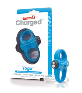 The Screaming O - Charged Yoga Vibe Ring Blue - notaboo.es