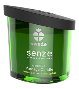 Swede - Senze Arousing Massage Candle Lemon Pepper Eucalyptus - notaboo.es