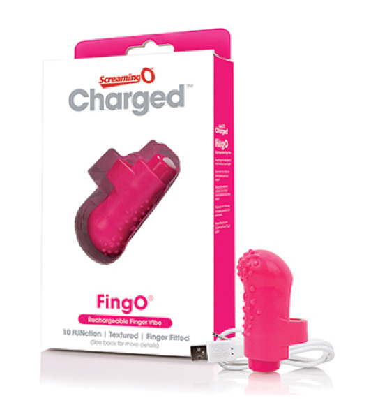 The Screaming O - Charged FingO Vinger Vibe Roze - notaboo.es