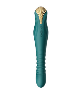 Zalo - King Vibrating Thruster Turquoise Green - notaboo.es