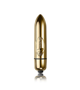 Rocks-Off RO-80 Vibrating Bullet, Gold, 8 x 1.6 cm - notaboo.es