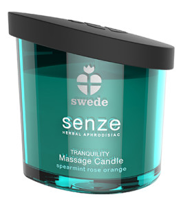 Swede - Senze Tranquility Massage Candle Spearmint Rose Orange  - notaboo.es