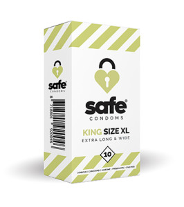 SAFE - Condoms King Size XL Extra Long & Wide (10 pcs) - notaboo.es