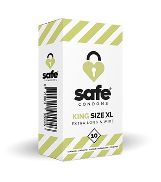 SAFE - Preservativos - Tamaño XL - 10 unidades - notaboo.es
