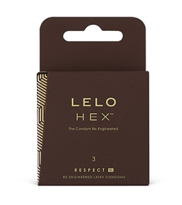Lelo - HEX Condoms Respect XL 3 Pack - notaboo.es