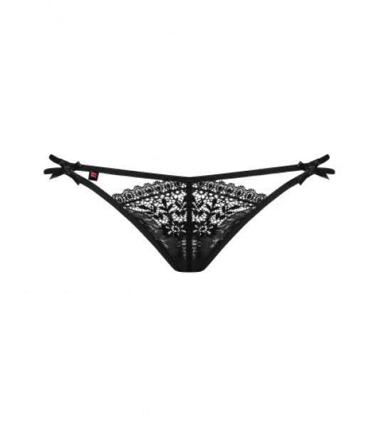 Erotic thong Obsessive Intensa, lace, black, L/XL - 13 - notaboo.es