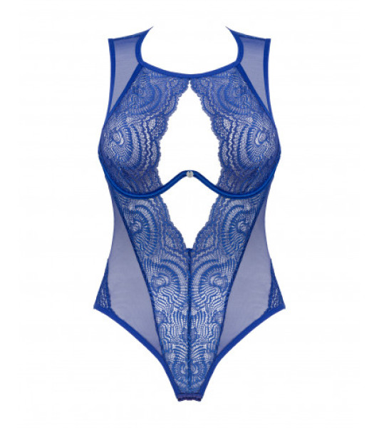 Bielizna-Giselia body niebieskie  M/L - 4 - notaboo.es