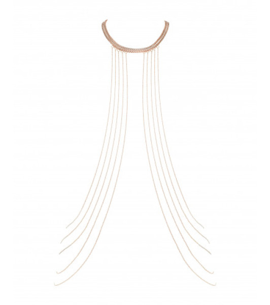 Obsessive body chain with pendant, gold - 4 - notaboo.es