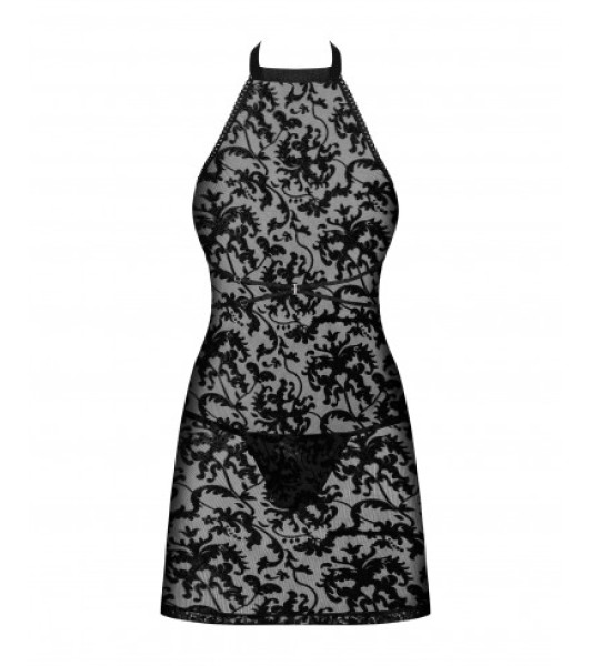 Bielizna-Softily koszulka i string czarna  L/XL - 13 - notaboo.es