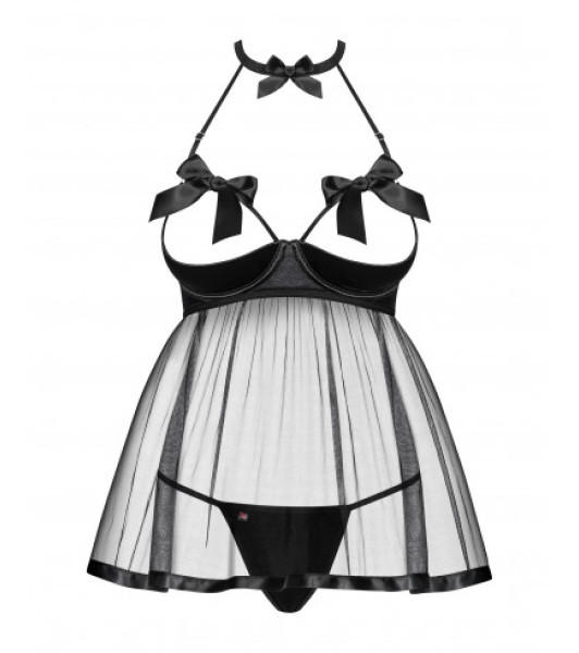 Obsessive Delishya Picardías Negro L/XL - 7 - notaboo.es