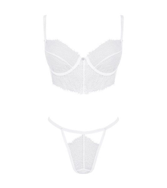 Sexy set Obsessive Bianelle S/M, white - 4 - notaboo.es