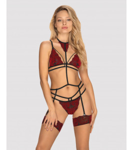 Red lace set - notaboo.es