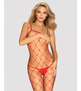 Bodystocking rojo y atrevido - notaboo.es