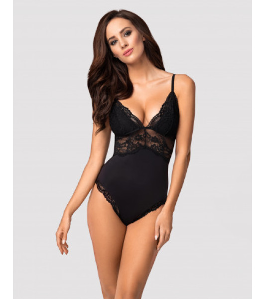Bielizna- 810-TED-1 body czarne L/XL - notaboo.es