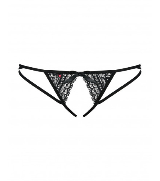 Obsessive Picantina tanga sexy, encaje, negro, L/XL - 1 - notaboo.es