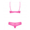 Sexy set Obsessive Alabastra, XXL, with intimate access, pink - 5 - notaboo.es