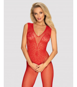 Red knitted bodystocking - notaboo.es
