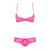 Sexy set Obsessive Alabastra, XXL, with intimate access, pink - 4 - notaboo.es