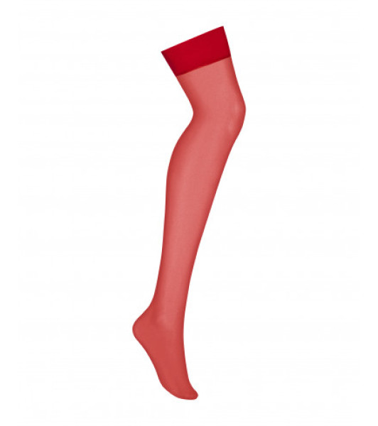 Erotic Stockings Obsessive S800, red, L/XL - 1 - notaboo.es