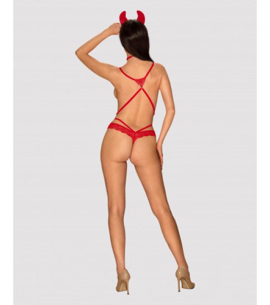Bielizna-Evilia body czerwone  S/M - 3 - notaboo.es