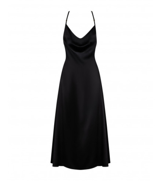Long, black dress Agatya L/XL - 2 - notaboo.es