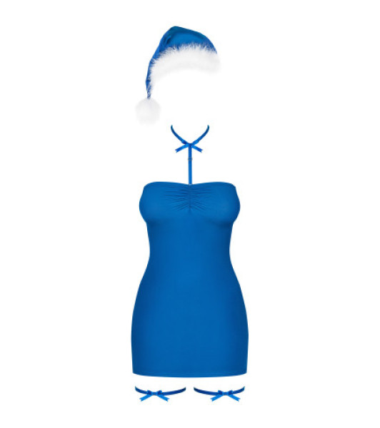 Kissmas chemise blue S/M obsessive - 4 - notaboo.es