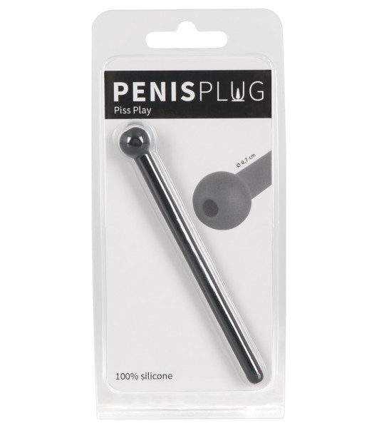 Plug de Pene Mear Jugar negro - notaboo.es