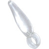Anal plug with finger ring, clear - 4 - notaboo.es