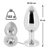 S You2Toys silver stone anal plug, 5.6 x 2.4cm - 8 - notaboo.es