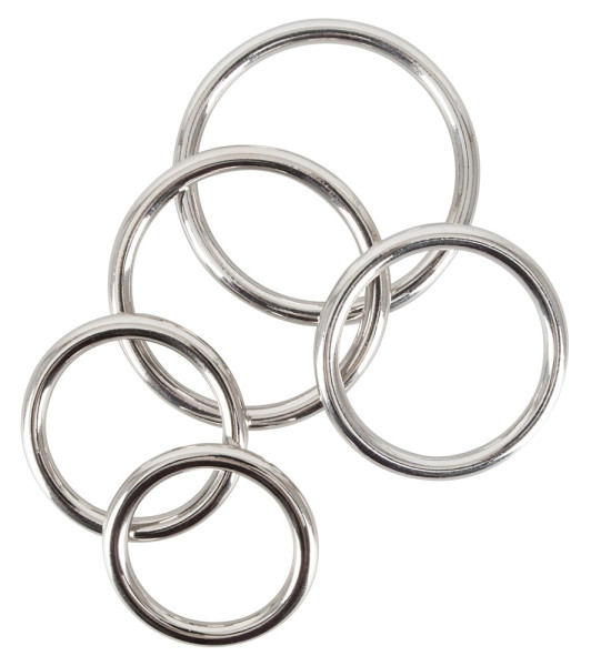 Bad Kitty Set of 5 Metal Rings - 4 - notaboo.es