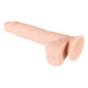 Realistic dildo with Orion scrotum on suction cup, beige, 24 x 4.4 cm - 12 - notaboo.es
