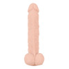 Giant dildo on Orion suction cup with scrotum, beige, 29.5 x 5.2 cm - 13 - notaboo.es