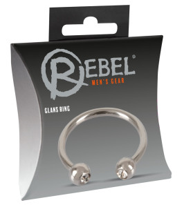 Rebel Glans Ring Silver - notaboo.es