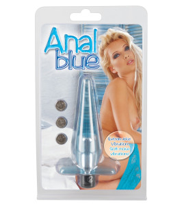 Plug anal con vibración Anal Blue - notaboo.es