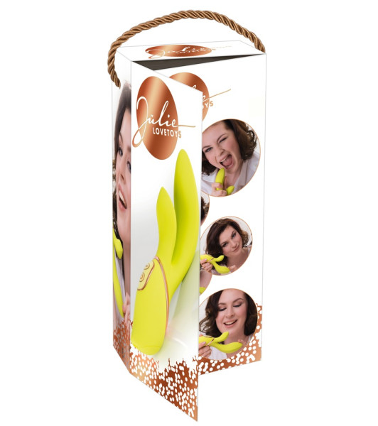 Vibrador Jülie con estimulador de clítoris - 1 - notaboo.es