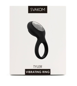 Svakom - Tyler Vibrating Ring Black - notaboo.es