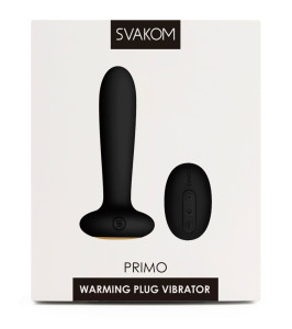 Svakom - Primo Heating Butt Plug Black - notaboo.es
