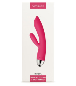 Svakom - Trysta Rabbit Vibrator Kersenrood - notaboo.es