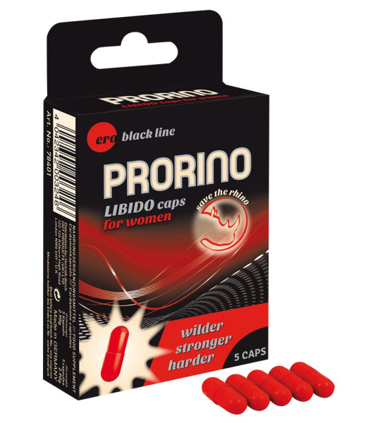 Caps Prorino Libido woman 5 pieces - 1 - notaboo.es