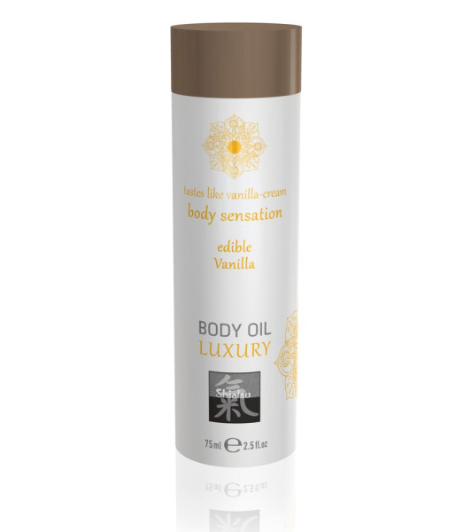 Shiatsu Body Oil Luxury Vanilla, 75 ml - notaboo.es