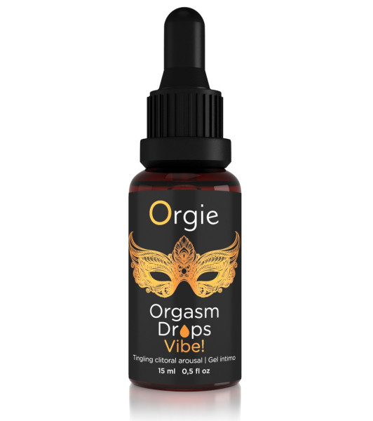 Orgasm Drops Vibe! Orgie, peach flavor, 15 ml - 1 - notaboo.es