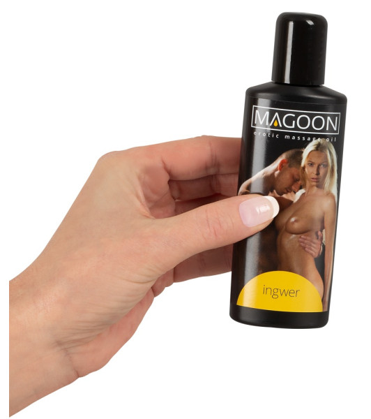Aceite de masaje de jengibre Magoon 100 ml - 1 - notaboo.es