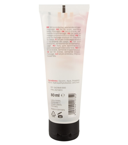 Just Play massage gel with warming effect, 80 ml - 3 - notaboo.es